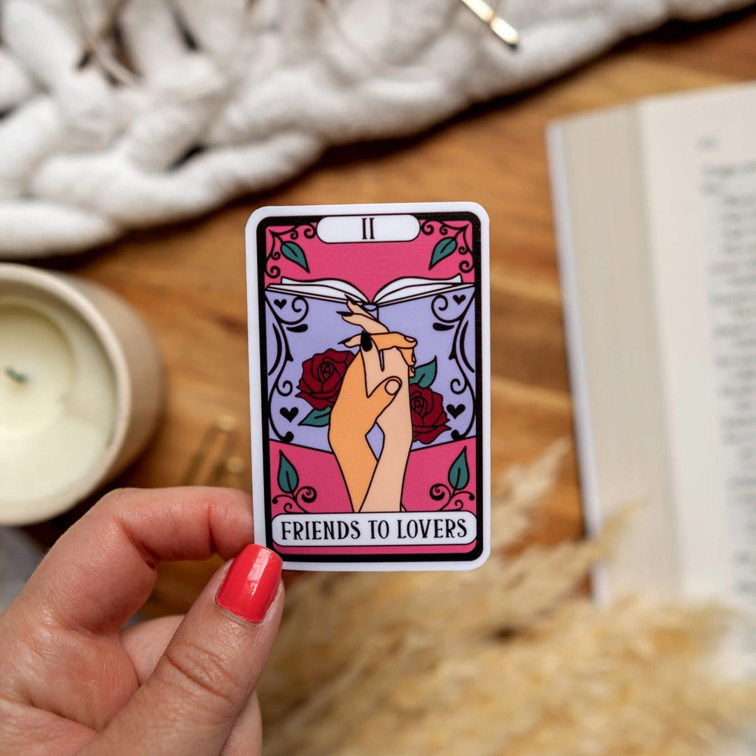 Sticker - Friends to Lovers Tarot Card
