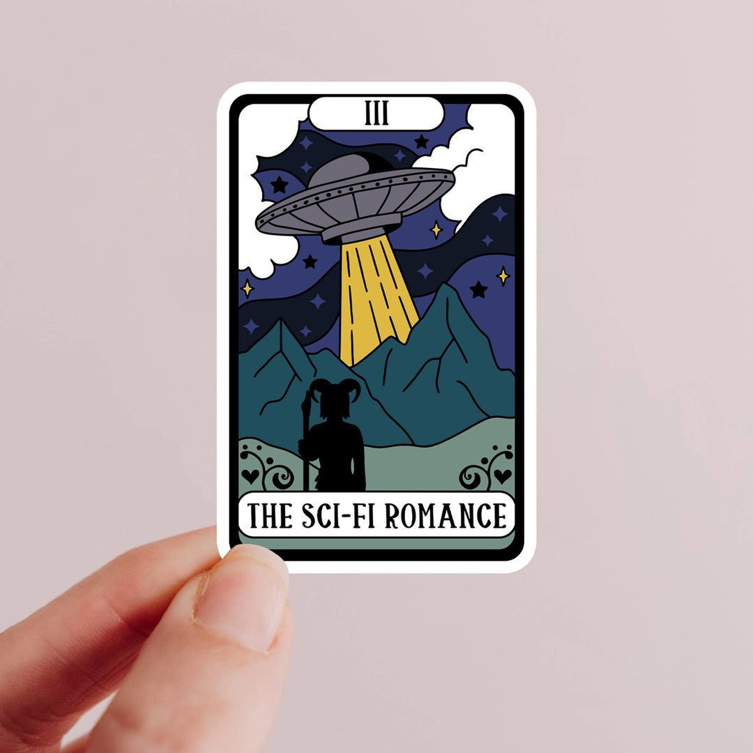 Sticker - Sci-Fi Romance Tarot Card