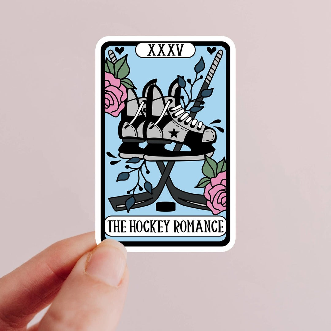 Sticker - Hockey Romance Tarot Card