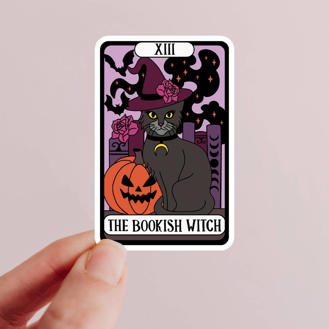 Sticker - The Bookish Witch Tarot Card