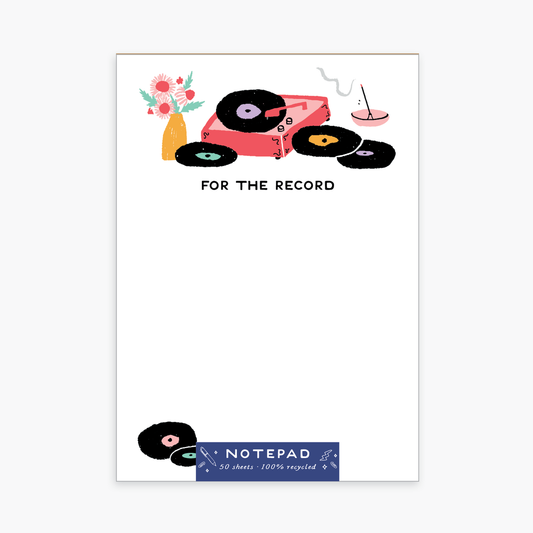 Party of One - Record Notepad