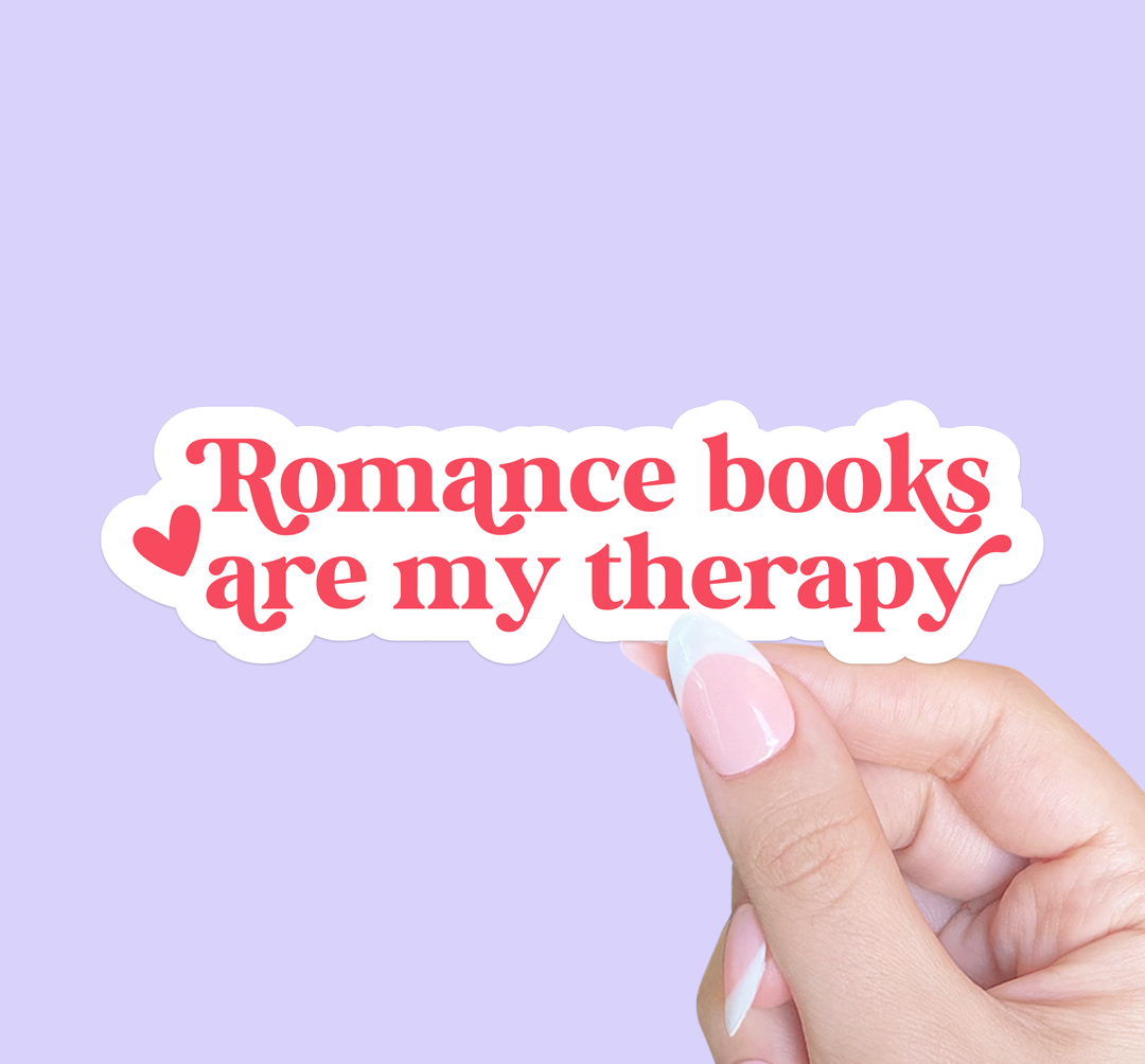 Sticker - Romance Books are My Therapy