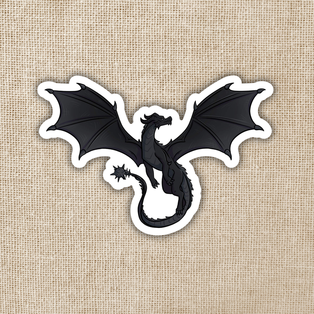 Sticker - Tairn Flying | Fourth Wing